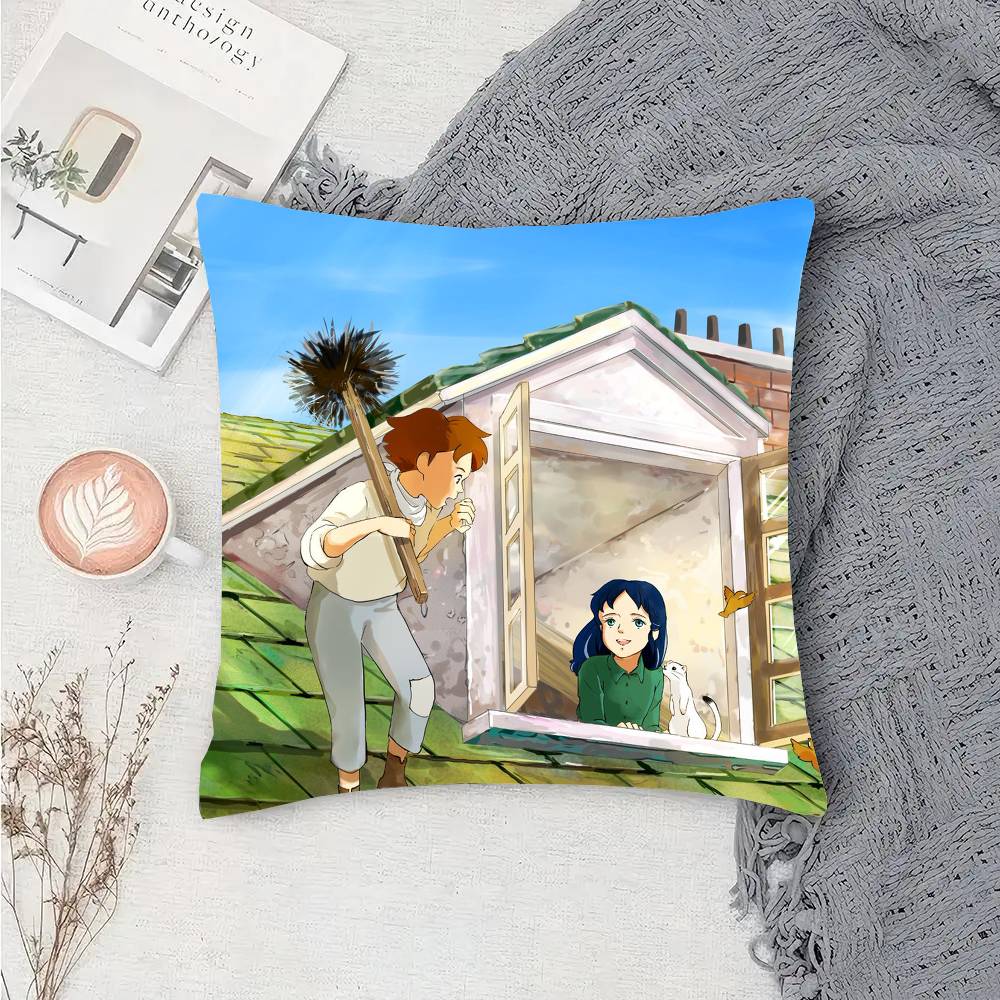 Anime R-Romeo No Aoi Sora Pillow Case Sofa Cushion Cover Room Home Decoration 30cm x 30cm