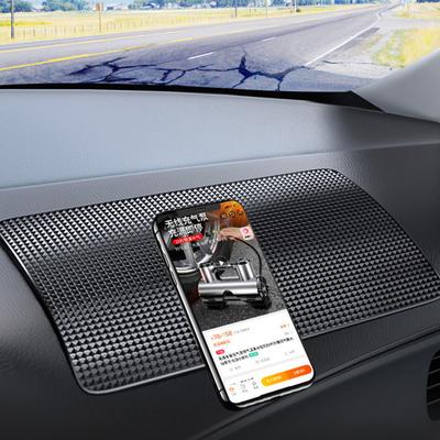 Auto Dashboard Plakkerige Antislip Pvc Mat Auto Antislip Plakkerige Gel Pad Autostyling Interieur Voor Telefoon Zonnebril Houder