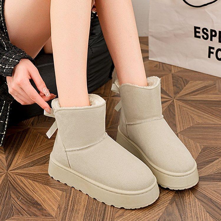 

Women s Large Size Winter Warm Snow Boots Padded Lining Waterproof Ankle Boots Anti Slip Outdoor Shoes Hiking Mountaineering Sports Boots 36