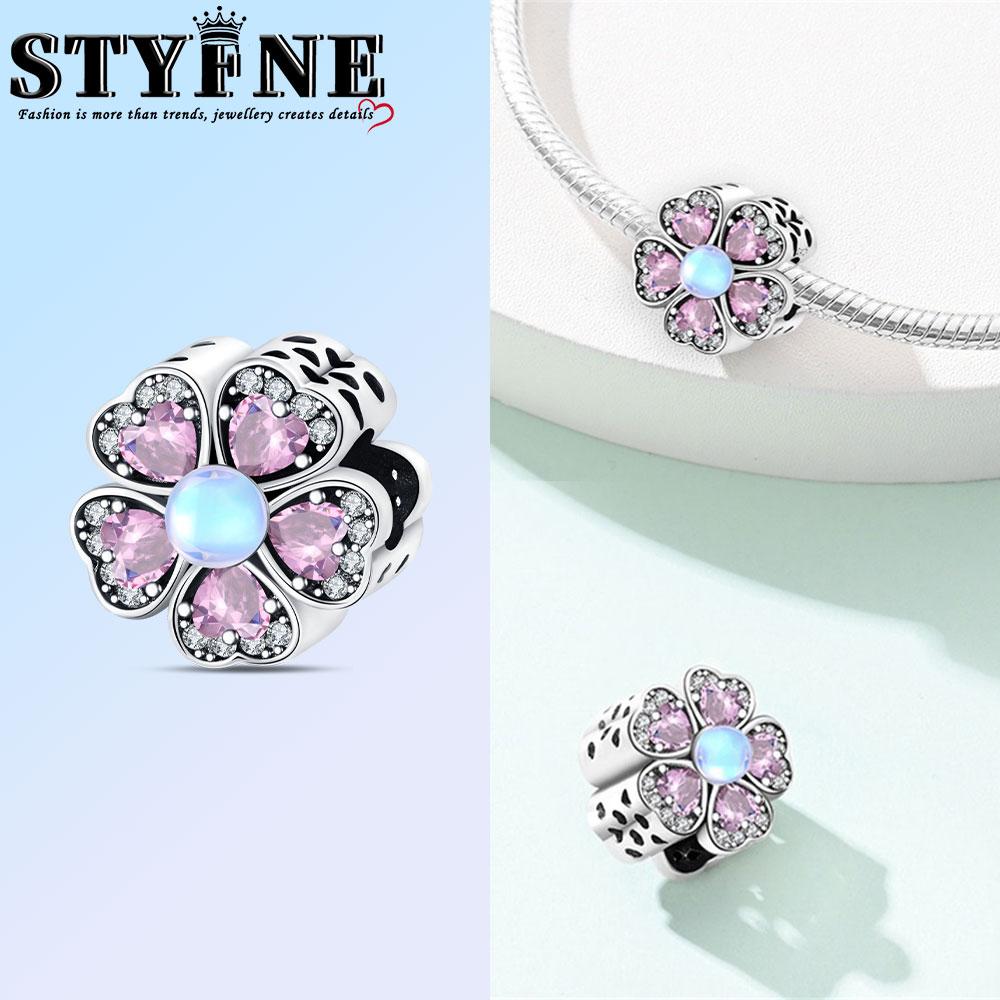 Real Copper Multicolor Sunflower Theme Four-Leaf Crust Charm Original Bracelet For Jewelry Making For Women Diy Gift