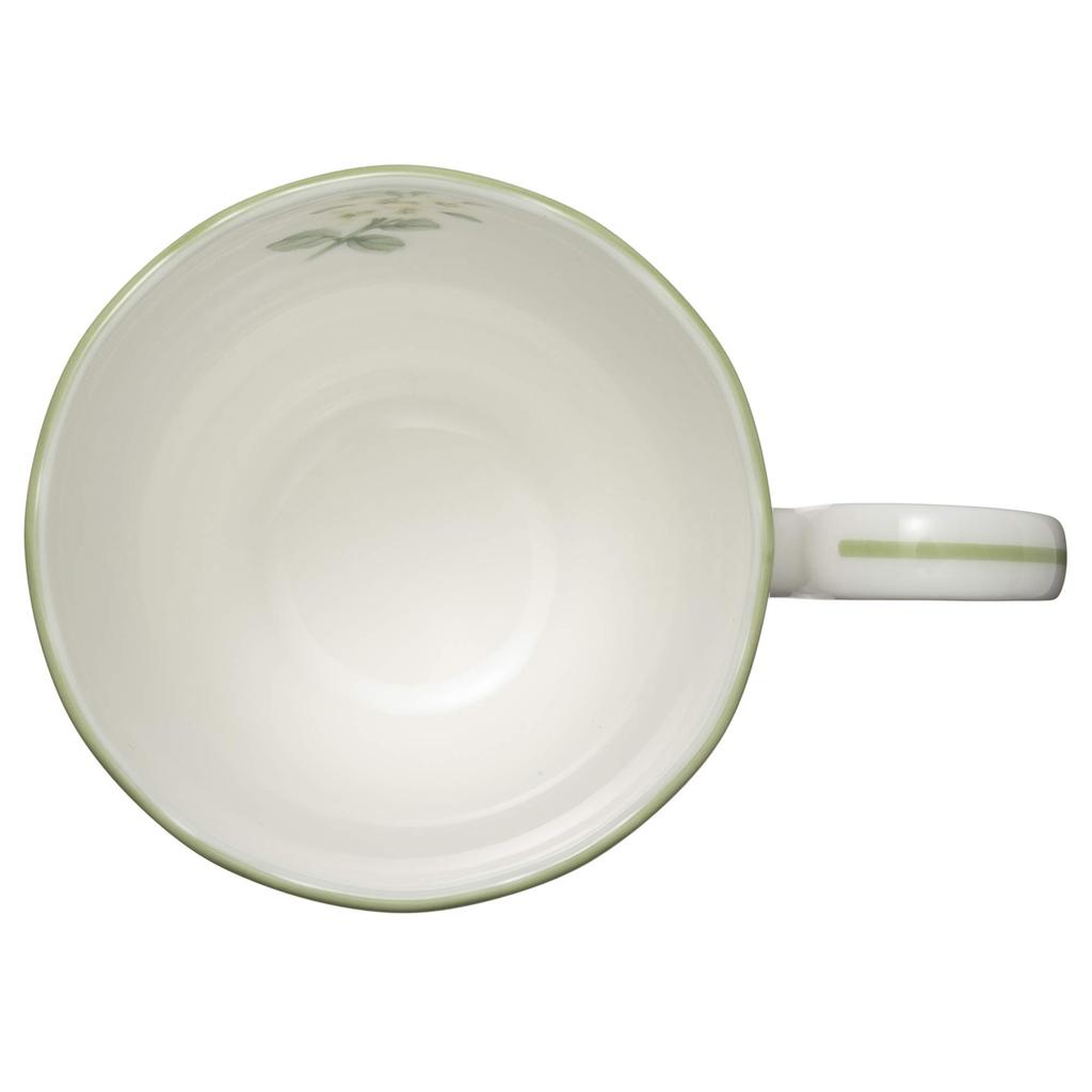 Noritake English Herbs Rosemary Bone Mug, 295cc, Microwave-Safe, China, T97855/4942