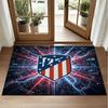 Atletico Madrid Design Kristall-Samt-Teppich Weich Dekorative Matte für Schlafzimmer Eingang
