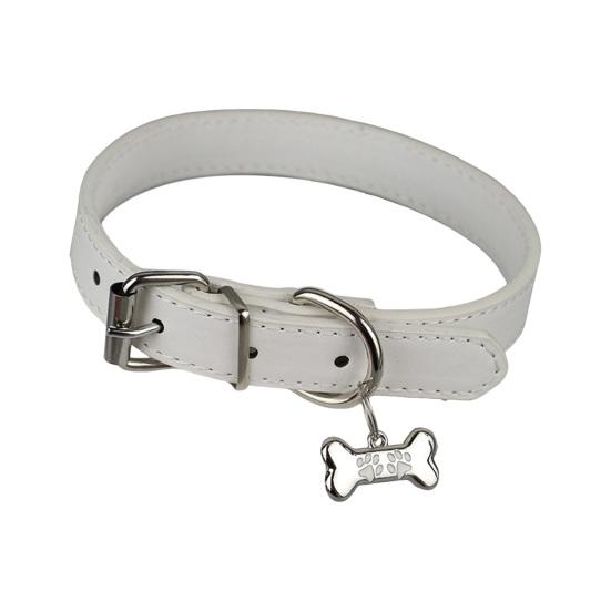 

Женское колье-колье, костяное ожерелье с несколькими отверстиями, регулируемая длина, металлическая пряжка, короткое ожерелье из искусственной кожи белый