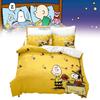 Cartoon Digital Print Duvet Cover Pillowcase Set Bedroom Bedding Gift