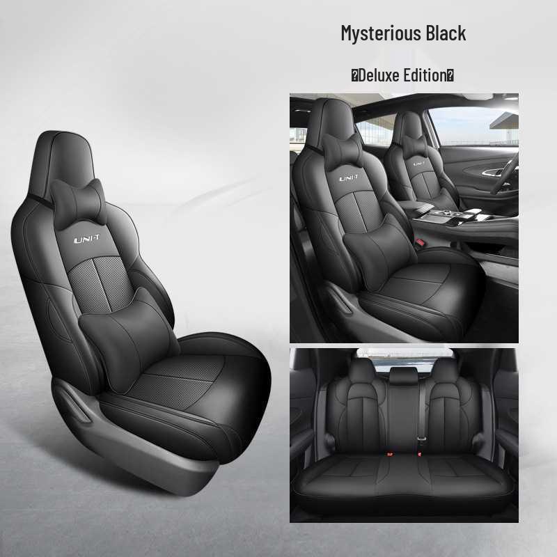 Universal Leather Car Seat Cushion for Five-Seaters - All-Season Model