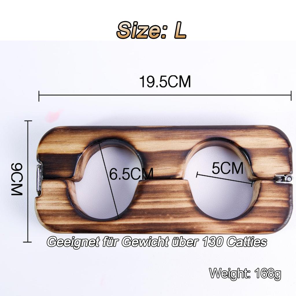 MFMYEE SM Bondage Wooden Fetish Bondage Wooden Board Bondage Wrist and Ankle Adult Bed Game Bondage SM Sex Props Handcuffs, Handcuffs, Roleplay, (L)