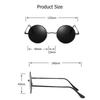 Men UV400 Sunglasses Retro Round Frame Women Lenses Sunglasses Men Lenses Sunglasses
