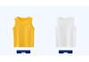 27kids Korean Style 2024 Summer Plain Vest T-shirt for Kids - No Pattern