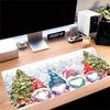 Christmas Gnome Winter Scene Large Gaming Mouse Pad Nonslip Rubber Base Waterproof Desk Mat For Office Pc Laptop