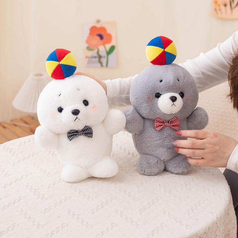 Cute Soft Little Seal Doll Plush Toy Aquarium Seal Doll Children's Company Soothing Doll
