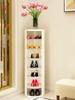 Rotate Open Metal Shoe Rack Creative Round Land Type Shoes Cabinet Storage Living Room Furniture Decor Porch Cabinet Home Decor
