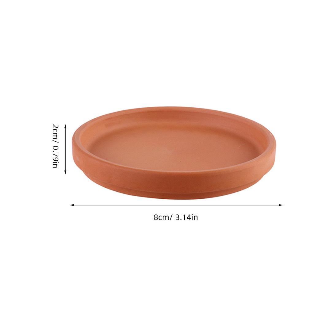 5Pcs Pottery Flowerpot Tray Plant Pot Holder Indoor Outdoor Gardening Accessories Waterproof Saucers Flower Pot Tray