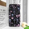 Vintage Gothic Pink Bow Skull Cross Pattern Phone Case for Huawei Nova 13 12 11 Pro 10 SE Mate 40 60 Pro+ P60 P50 P40 Soft Cover