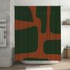 Modern Abstract Shower Curtain Waterproof Bathroom Decor Set Vintage Geometric Art Tapestry Liner Washable Home Textile