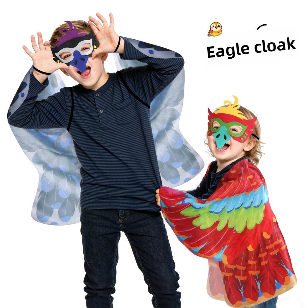 Kids Costume Accessory With Wings And Sewn Details For Holiday Celebrations