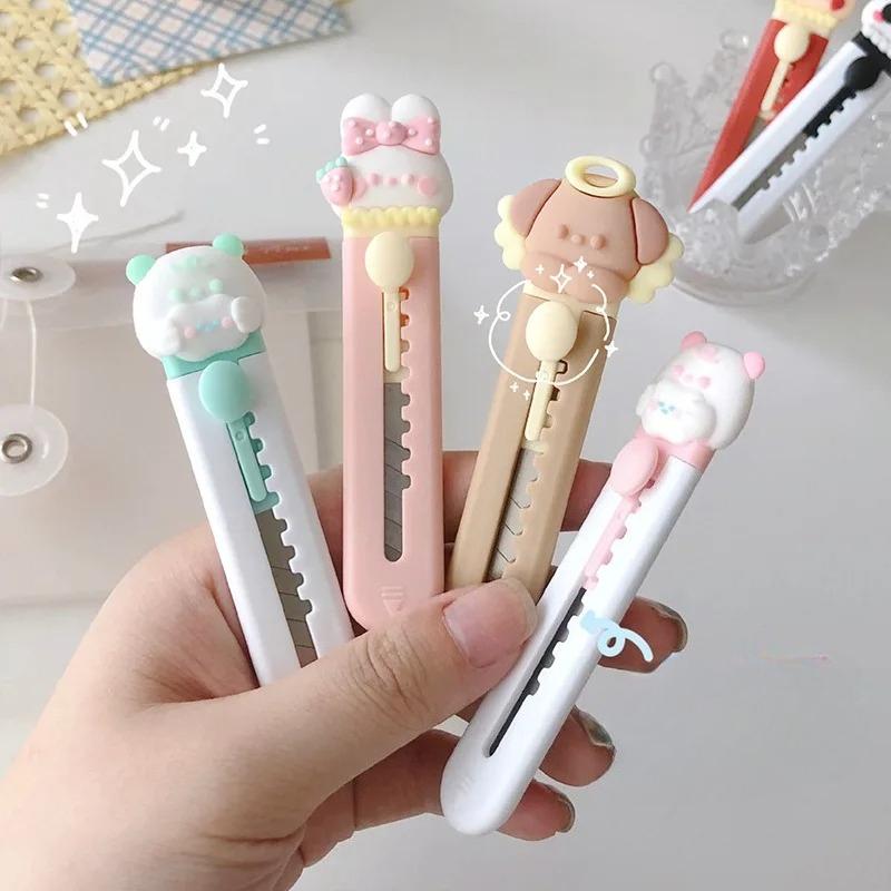 Cartoon Practical Art Knife Mini Student Stationery Envelope Express Unboxing Knife Office and Student Supplies
