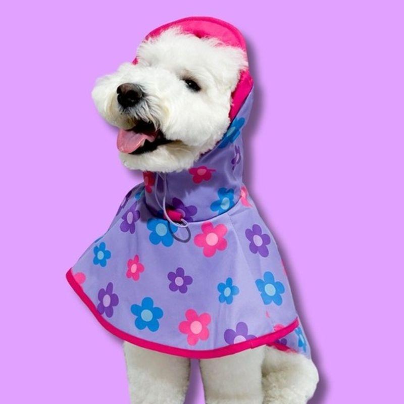 TOOF Einfach zu tragender Gänseblümchen-Regenmantel