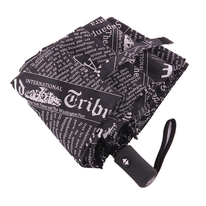 Three-Fold Dual-Use UV Protection Umbrella with Automatic Open/Close for Sunny and Rainy Days