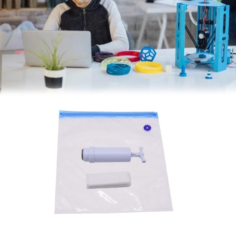 3D Printer Filament Storage Bag Vacuum Kit Filament Vacuum Bags with Hand Pump Filament Bags Storage Spool Sealing