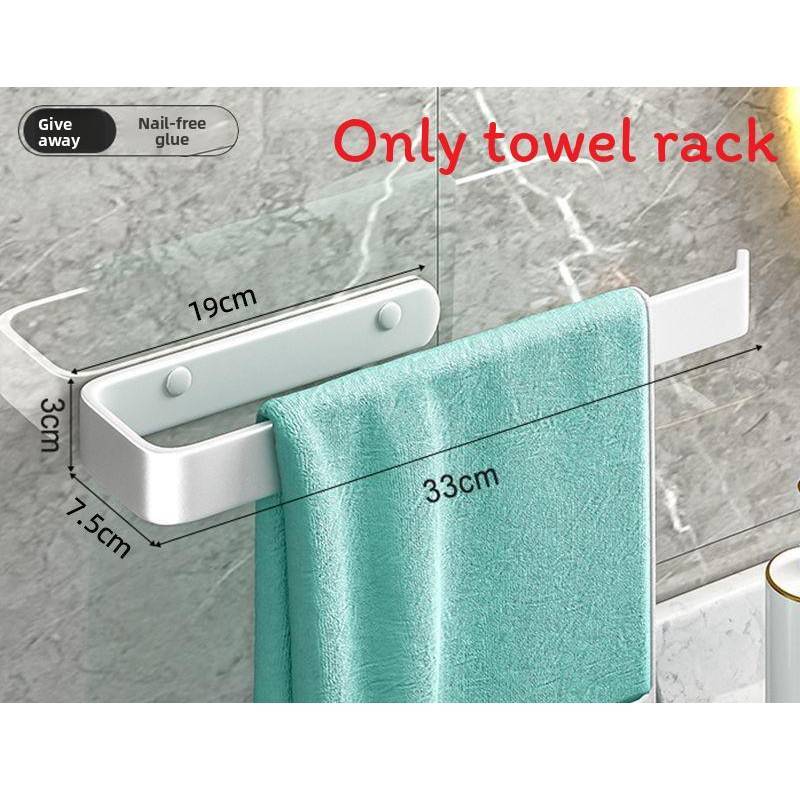 Modern Minimalist Aluminum Towel Bar For Hotel Bathroom With Antibacterial Coating