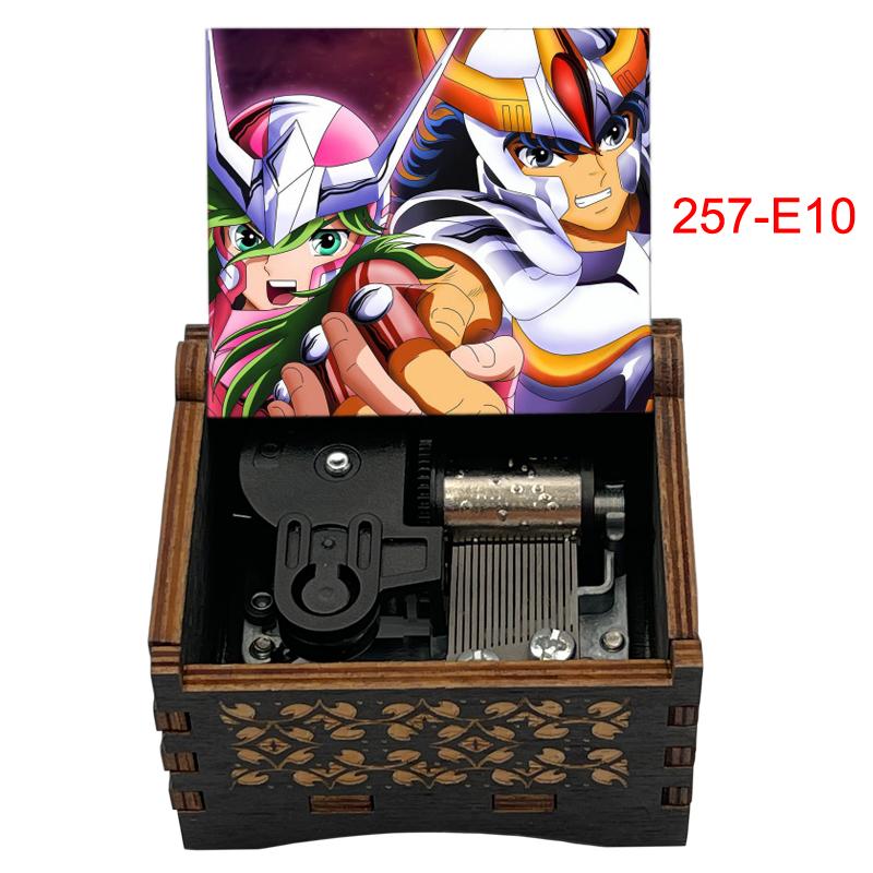 Droppshipping Vintage Wooden Anime Saint Seiya Wind Up  Pegasus Fantasy Music Box Special Fans Souvenir Best Friends Gift