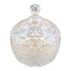 Crystal Glass Jar 400g White Crystal Degaussing Bowl Elegant Exquisite Candy Jewelry Container with