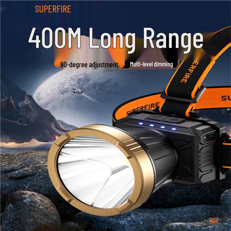 SupFire GX-25 LED Rechargeable Headlamp