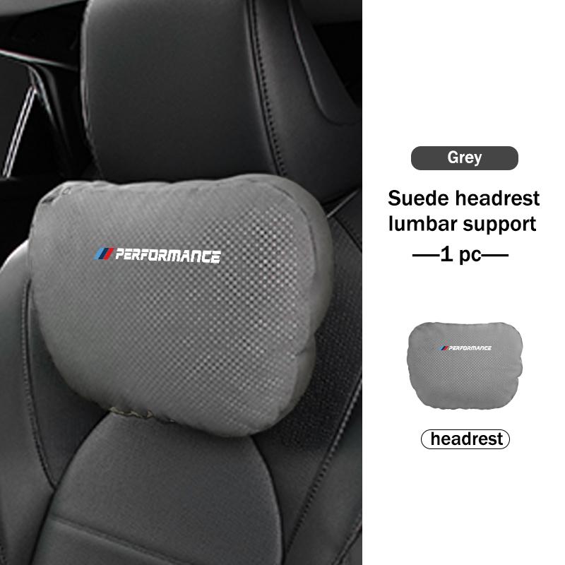 

Car Headrest Neck Support Seat Soft Universal Adjustable Car Pillow Neck Rest Cushion For BMW Performance X1 X3 X5 E39 E46 E90