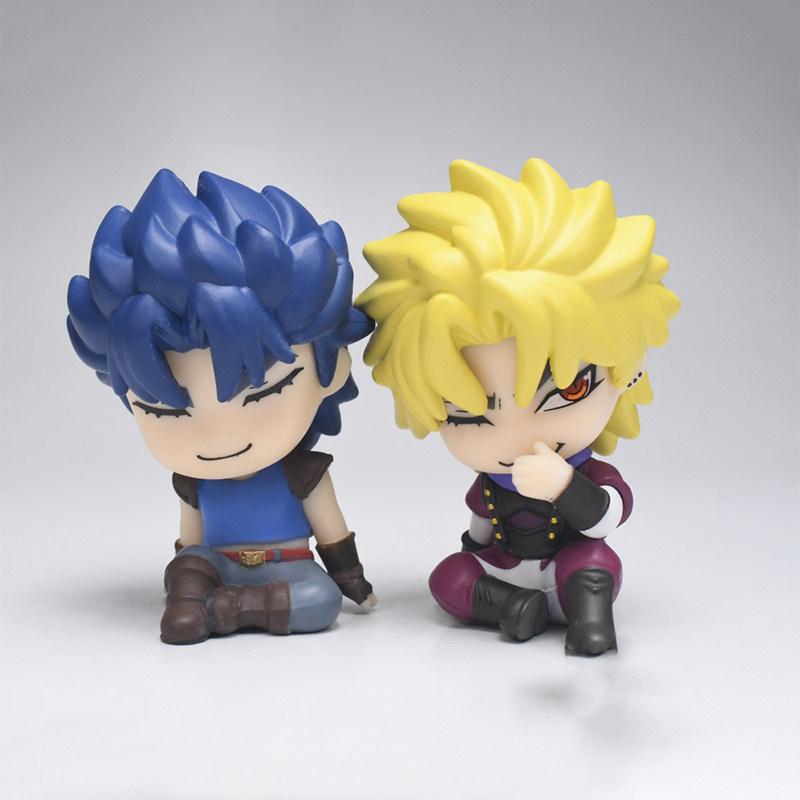 Anime Jojo'S Bizarre Adventure Mini Figure Set 4Pcs 6Cm Ex Gashapon Jonathan Joseph Dio Caesar Anime Collectible Model Toy Doll