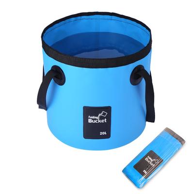 LISMYAKEY Foldable Soft Bucket for Fishing, Silicone, Compact Storage, Portable Bucket, Large Capacity, Freestanding, Durable, Foldable, Portable,