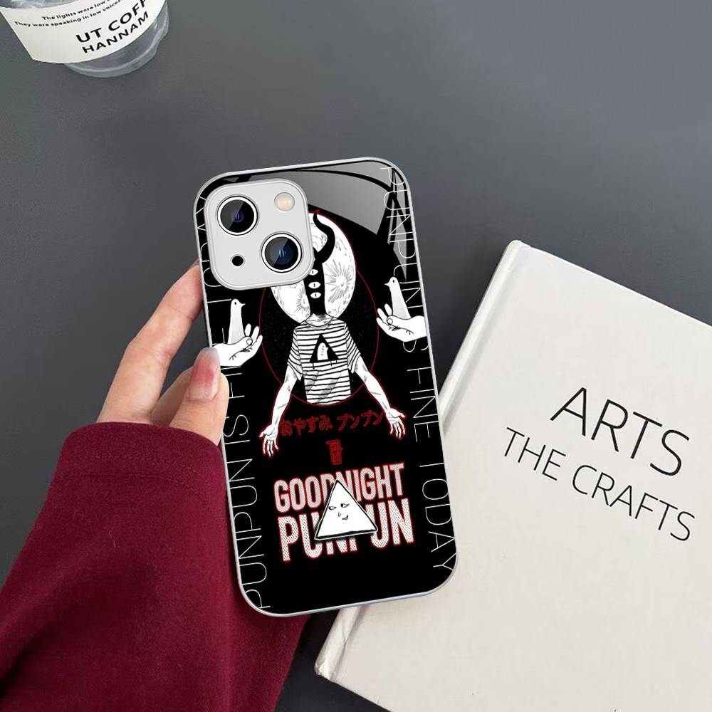 

Goodnight Punpun Hot Comics Tempered Glass For Iphone 14 13 12 11 Pro Mini XS MAX 14Plus X XS XR Cover iphone X
