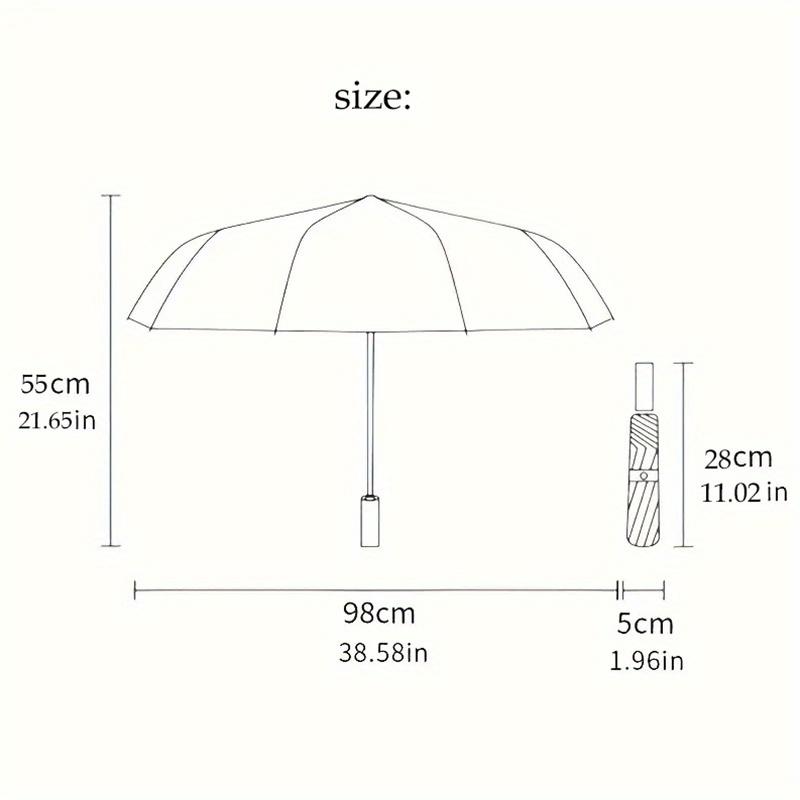 Lemon Slices Pattern Umbrella, Perfect for Outdoor Activities Leisurely Lightweight Automatic Folding Umbrella - Ideal Gift fo