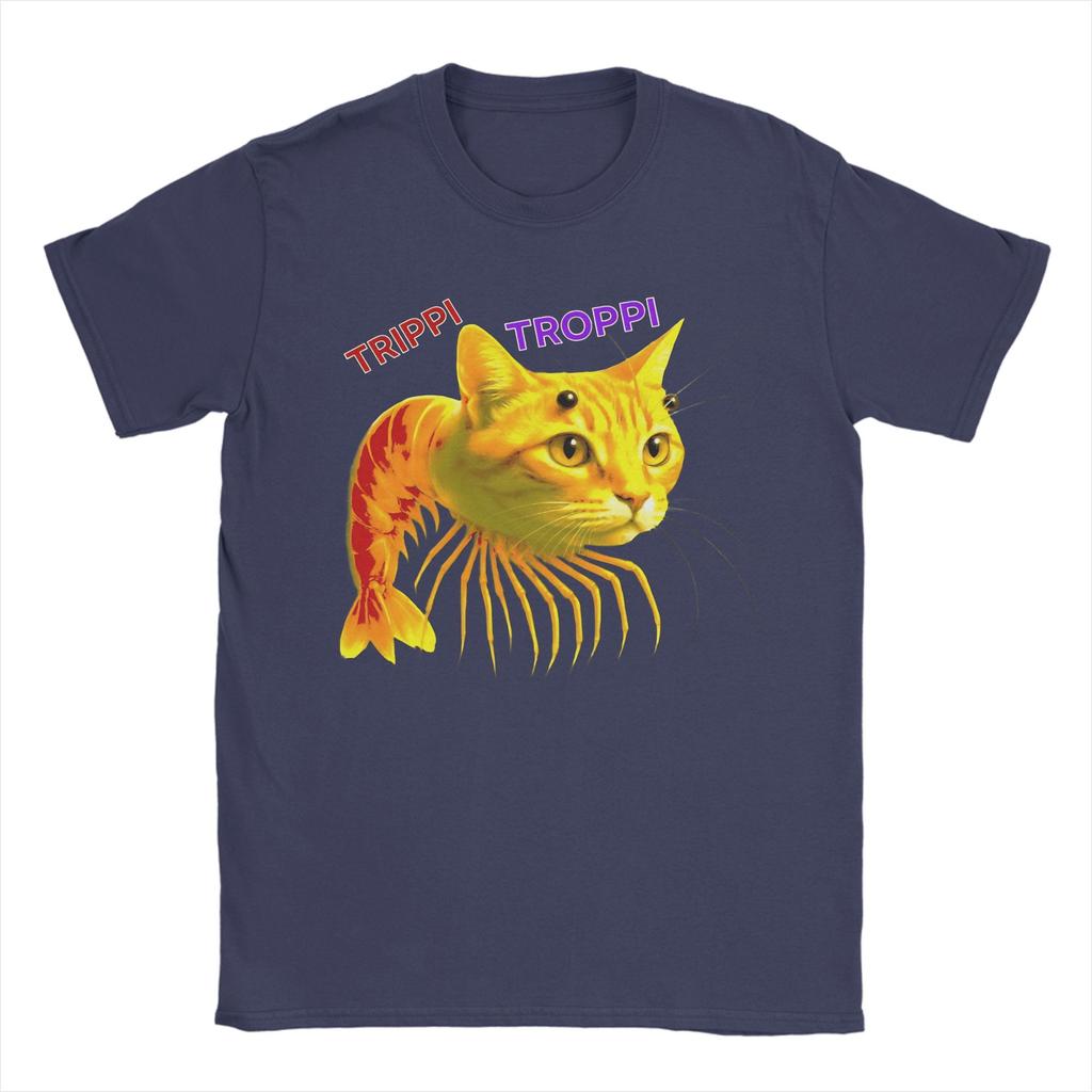 Trippi Troppi  Italian Brainrot Unisex T Shirt  Unique Tees Short Sleeve O Neck T-Shirts Pure Cotton Plus Size Tops
