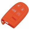 Jingyuqin Fernbedienung 5 Tasten Silikon Gummi Schlüsselanhänger Hülle Abdeckung Für Jeep Renegade Hartstahl 2016 Smart Schutz Zubehör Skin