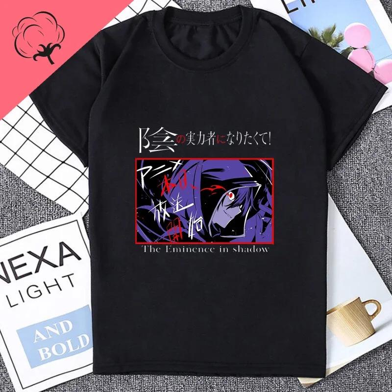 The Eminence in Shadow Printed Otaku T-shirt Fashion Cool Japan Anime Man T Shirt Casual Hipster Streetwear Hip Hop Women Tshirt