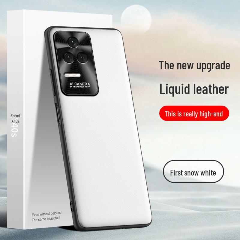 

Защитный чехол из жидкой кожи для Redmi K40s, защита от падений и загрязнений. Одна деталь, готова к отправке. Redmi K40s