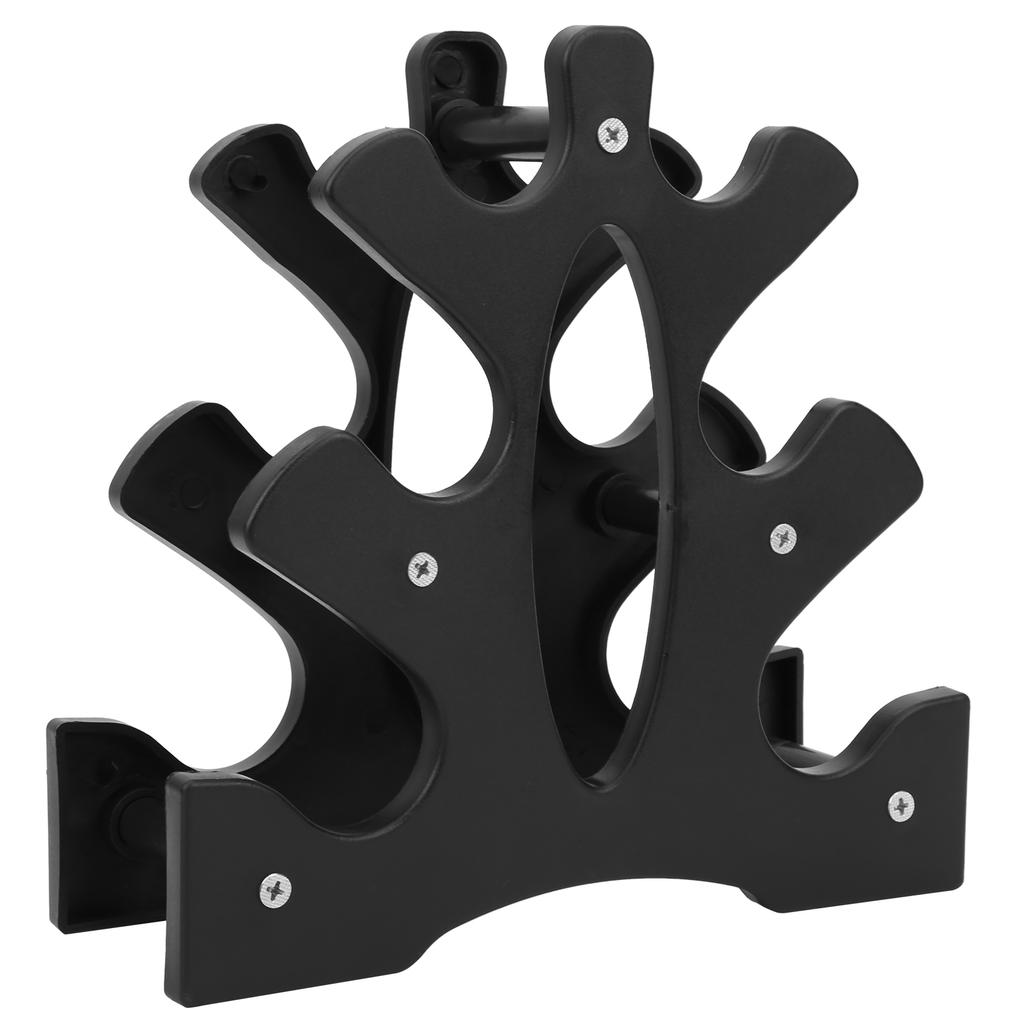Home Workout Dumbbell Rack Tree Shape Weights Rack 3 Tier Holder Organizer Bracket