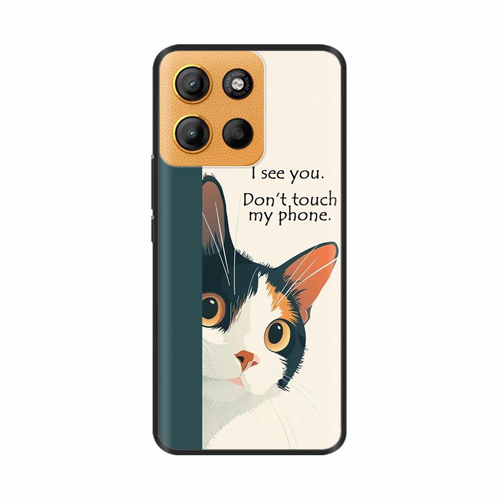 

For Motorola G15 Case Cute Phone Case Funny Back Cover For Moto G15 Power Camera Protection Soft Original Liquid Silicone Cases For Moto G15 4G