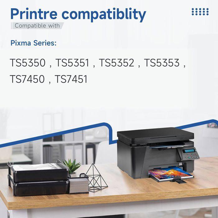 Cartouche d'encre de remplacement - EDILIX 560/561 XL - Noir 750 p. - Couleur 600 p. - Compatible Canon Pixma TS5350/TS7450