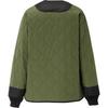 Onitsuka Tiger Quilted Single-Breasted Pocket Versatile Long Sleeve Jacket Unisex jackets Military-Green 2183B415-300