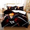 Anime Bleach Kurosaki Ichigo 3D NIEUWE Dekbedovertrek Kussensloop Beddengoed Set Volwassen Jongen Slaapkamer Decoratie Kinderen Enkel Dubbel Groot