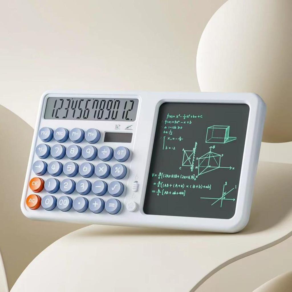 Voice-Activated Handwriting Tablet: Multifunction Desktop Calculator & Memo Pad with Large Screen