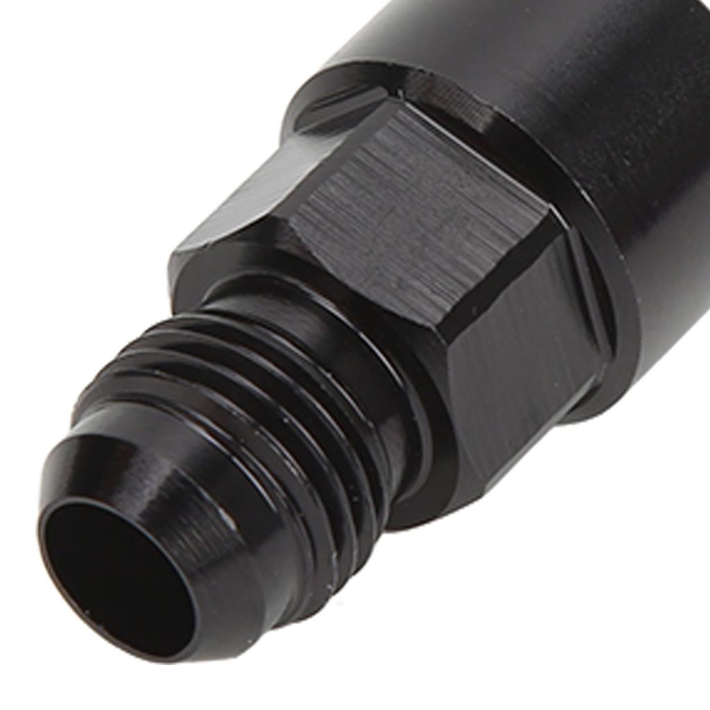 EFI Adapter Quick Disconnect Aluminum Alloy Black Anodized Waterproof AN Male Push On Fuel Line Fitting
