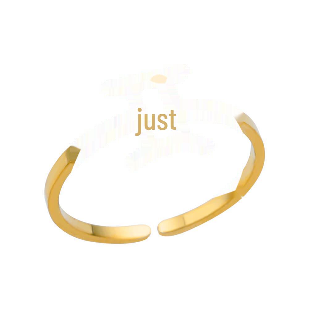 Stainless Steel Zodiac Birthstone Open Ring Set - 12 Constellations Symbol, Pinky Ring