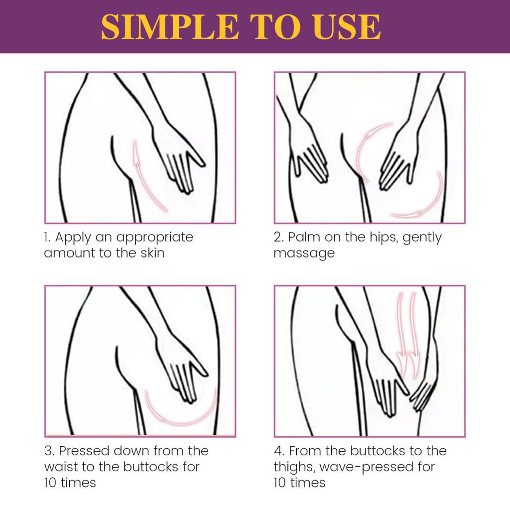 Hip Serum Oil Hip Curve Massage Oil Buttocks Shaping 30ML