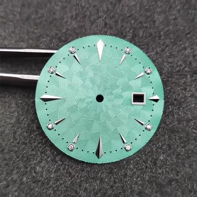 New NH35 Watch Dial 29mm Diamond Scale Faces Dial for NH35 NH36 Movement Watch Accessories No Logo Diy Parts Replacement Parts