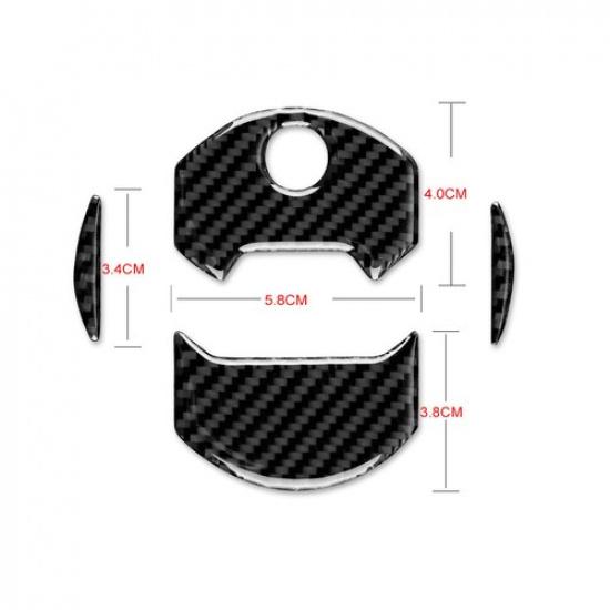 8Pcs Carbon Fiber Side Air Vent Outlet Cover Trim For Chevrolet Camaro 2010-2015