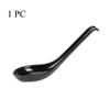 1/3/6Pcs Spoon Set Red Black Traditional Chinese Noodle Soup Spoon Long Handle Plastic Tableware Kitchen Dinner Stirring Cutlery