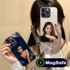 Fashion Eiza Gonzalez Glass MagSafe Mobile Phone Case for iPhone 17 16 15 14 13 12 11 Air Pro Max Plus Mini Colorful Cover