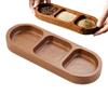 Vintage Wood Soy Sauce Dishes Rectangle Dipping Dish Household Dessert Serving Tray  Hotpot